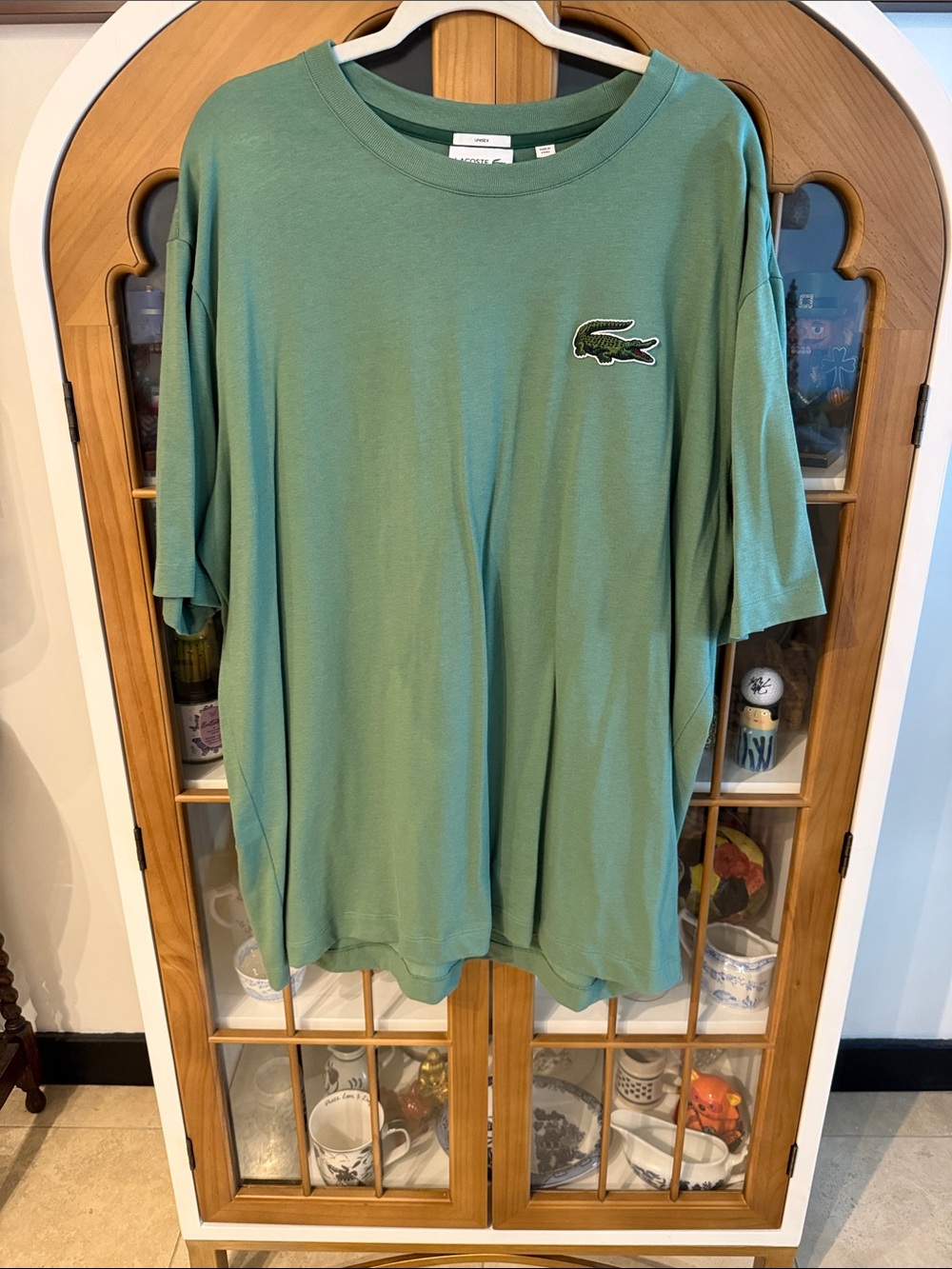 Lacoste Green Croc Logo Tee